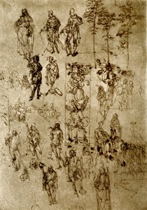 聖人へのさまざまなデザイン 作： Florentine School
